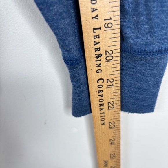 American Giant Hoodie Womens S Blue Full Zip Lightweight Outdoor Made In USA - Picture 9 of 10